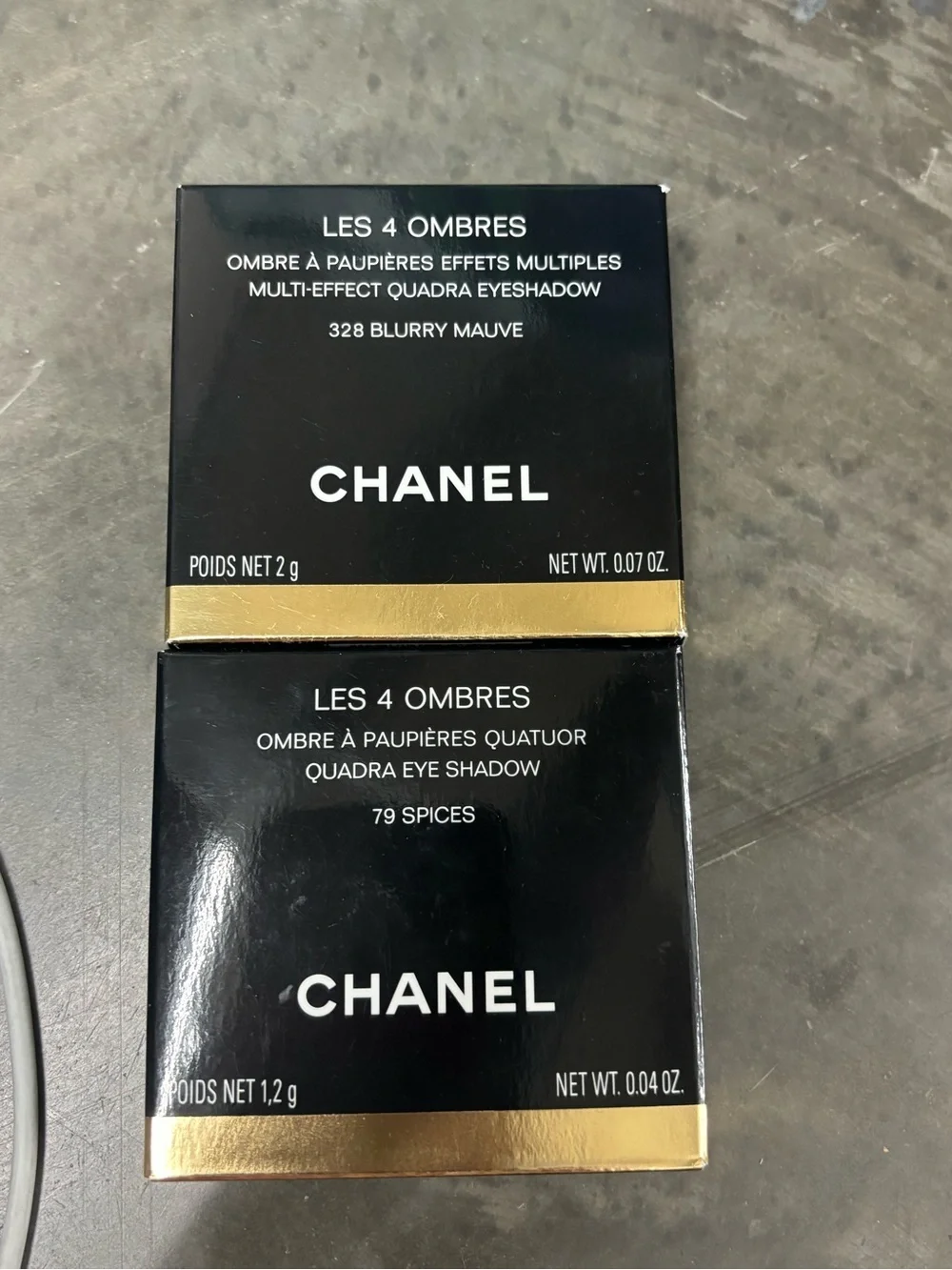 Chanel Les 4 Ombres Quadra Eyeshadow -set of 2 , new